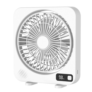 25 years new desktop small fan household electric fan circulating large wind table fan USB digital display desktop fan
