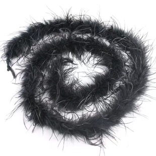 Factory direct ostrich plush strip Chorion ostrich feather strip DIY clothes cuff skirt clothing accessories decoration