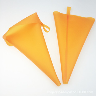 [Complete] Orange baking silicone pastry bag TPU cream bag cake cookie pastry bag multi-Specification