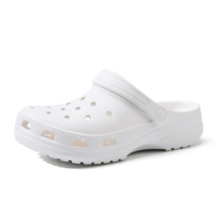 Summer Women's Platform Casual Hole Shoes EVA High Heel Non-slip Outer Wear Slippers Heightened Odor-proof Outdoor Couple Sandals