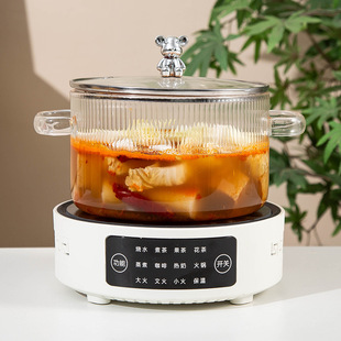 Glass Electric Cooking Pot Small Electric Hot Pot Household All-in-one Pot Multi-functional Split Small Electric Pot Health Pot