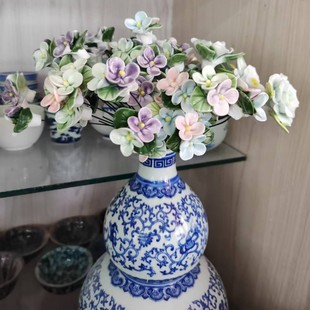 Керамические цветы Jingdezhen Высокотемпературные искусственные цветы