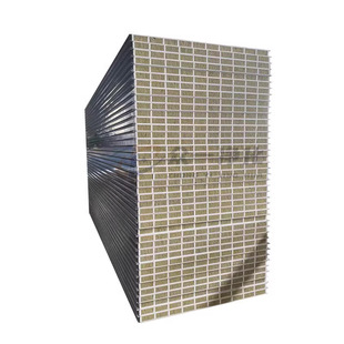 Mechanism glass magnesium rock wool purification board manufacturers ceiling fireproof sandwich color steel plate hollow glass magnesium rock wool clean board