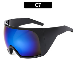 Cross-border Amazon new wrap-around large frame sunglasses sports windproof cycling sunglasses RO style sunglasses