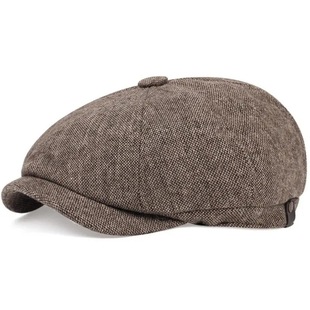 Bloody Gangster Beret Razor Party Hat Male Octagonal Hat Painter Hat Female Newsboy British Hat Vintage