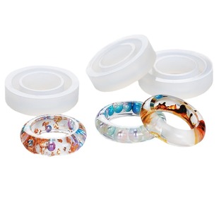 Fat Girl diy ring silicone mold epoxy mold semi-cylindrical curved ring mold