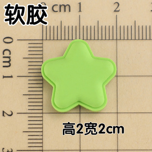 Cute big eyes green frog PVC mobile phone airbag bracket cartoon accessories hole shoes decoration DIY patch