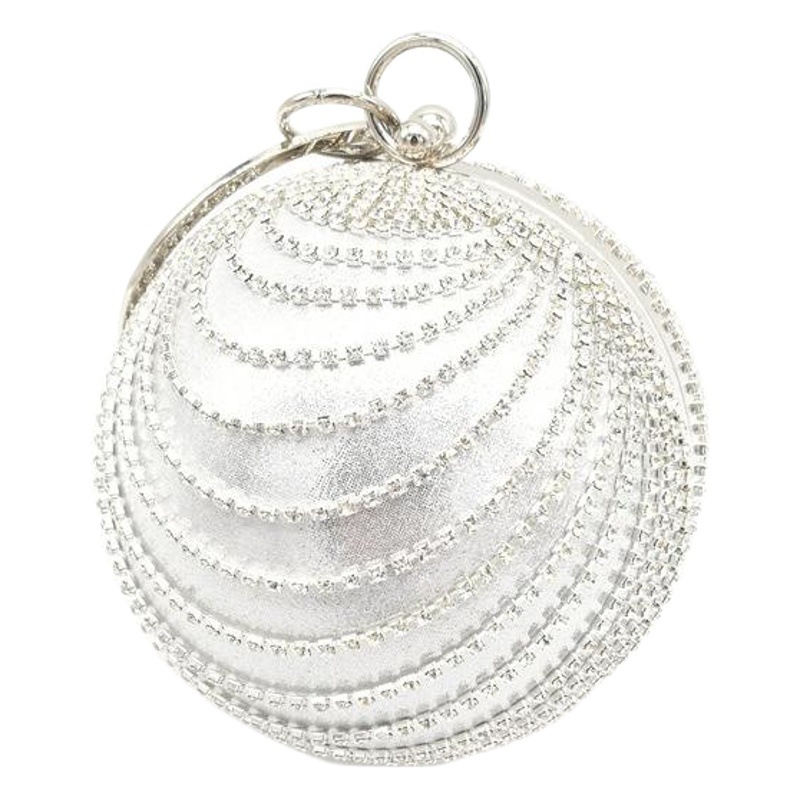 Cross-border Korean style super cute small round evening bag, versatile handbag, petite dress bag, makeup bag