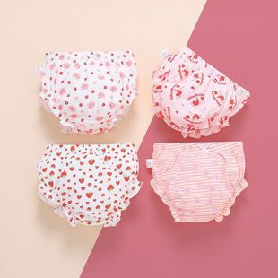 Baby panties for women without PP1-3-year-old cotton boxer shorts for infants and young children 0 summer triangle bread pants for boys and girls