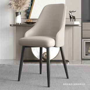 Nordic Light Luxury Dining Chair Modern Simple Chair Home Restaurant Backrest Stool Leisure Hotel Makeup Negotiation Table and Chair