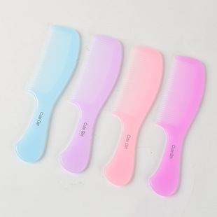 Hairdressing comb enlarged beef tendon comb thickened independent packaging plastic jelly comb stall 2 yuan store supply wholesale