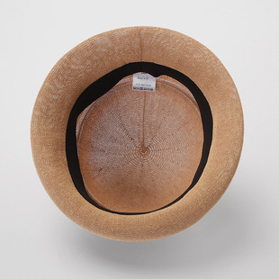 New Spring and Summer Fisherman Hat Travel Hollow Straw All-match Woven Top Hat Dowel Gold Style Hat Breathable Basin Hat