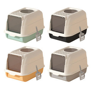 Large полностью закрытый ящик для мусора Detachable Litter Box Выставной туалет для кошек
