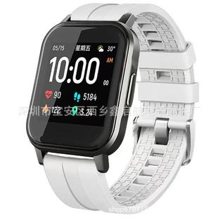 Подходит для Xiaomi haylou ls02 силиконовый ремешок Текстура силиконовый ремешок клетчатый Элегантный силиконовый ремешок