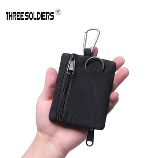 Men's ID Card Change Storage Waist Bag Outdoor Running Key Storage Bag Gadget Zipper Bag