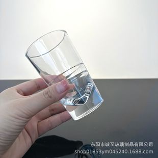 Glass Small Wine Glass White Wine Glass Household Wine Cup 2 Two Mouth Cup Creative Personality Bullet Cup Spirits 6 Wine Dispencer
