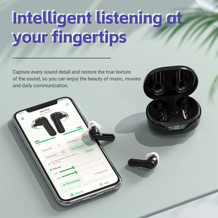 Cross-border digital APP fitting charging hearing aid for the elderly sound amplifier TWS Bluetooth invisible sound collector