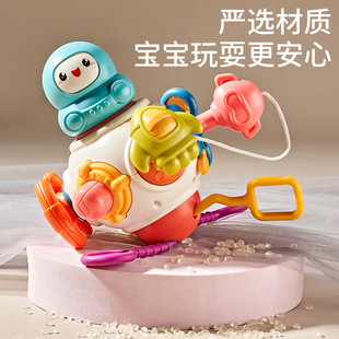 Cross-border Baby Baby Hand Grasping Busy Ball Manhattan Ball Montessori Early Education Grasping System Training 0-1 Year Old Toys
