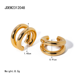 Серьги из европейской и американской титановой стали