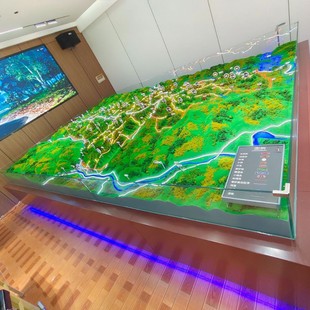 China Map Terrain Landform Sand Table Model Custom Military Sand Table Scene Model Model Production