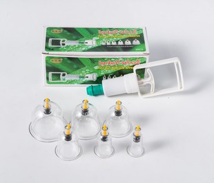 Foreign trade in stock ABC vacuum cupping device household pumping cupping English Arabic non-glass jar