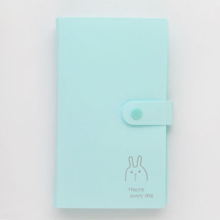Business Card Book Transparent Travel Cartoon Photo Card Book Moving Ticket 3-inch Business Card Bag for Male and Female Students