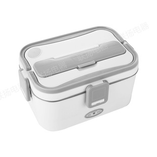 Cross-border factory direct electric lunch box heat preservation heating two-in-one household car dual-use stainless steel lunch box plug-in household appliances