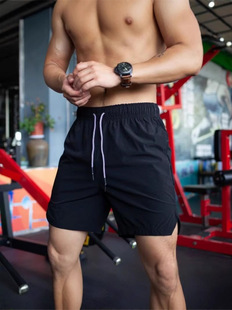Cross-border Sports Pants Men's Shorts Casual Pants Fitness Summer Running Training Quick-drying plus size Breathable Pants