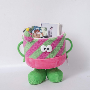 Dopamine Storage Basket Woven Bedroom Toys Snacks Cosmetics Storage Box Entrance Ornaments Kidsren's Gifts