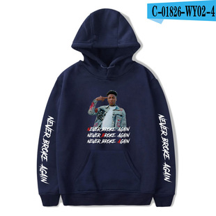 2023 новый горячий спот Never Broke Again YoungBoy рэпер свитер с капюшоном