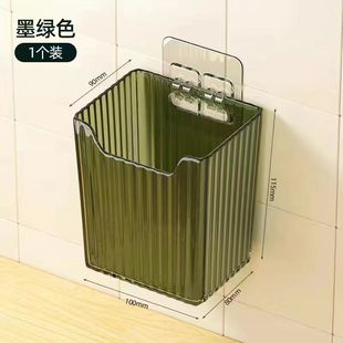 Kitchen Garlic, Ginger and Onion Transparent Storage Basket Wall-Hanging Small Objects Punch-Free Wall-Mounted Storage Box Kitchen Storage Rack
