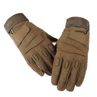 Outdoor Tactical Gloves European and American Military Fans Individual Shooting Sports Wear-resistant Rock Climbing Locomotive Black Hawk Gloves Cross-border Wholesale