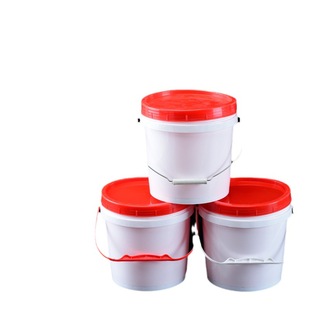 4 Liter Screw Cap Plastic Bucket pp Food Grade Plastic Bucket Coating Bucket Packaging Bucket Sealed Bucket Wide Mouth Chemical Bucket