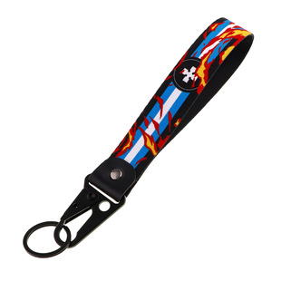 Anime chain saw people Eagle mouth keychain pendant death alloy keychain chain rope leather metal lanyard accessories