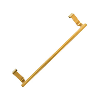 Cross-border punch-free stainless steel towel rack cabinet door rag rack bathroom single-pole towel rack in stock veneer single