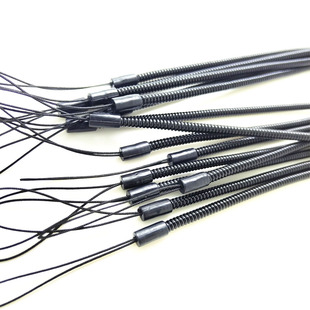 Counter signature pen anti-lost spring rope card reader tether pen rope stylus pen lanyard ballpoint pen retractable lanyard