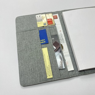 Manufacturer Custom Fabric Notebook Gift Box Set Leather Goods Gift Dance Dragon Cloth Cotton and Linen Notebook Envelope Processing