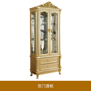 European Style Marble Coffee Table TV Cabinet Combination Set Champagne Golden Living Room Furniture Luxury Solid Wood Floor Cabinet K51