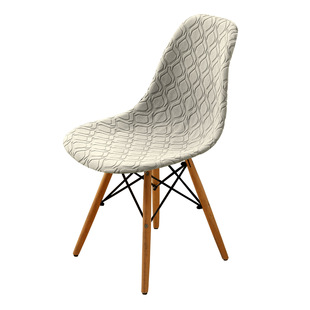 Cross-border Small Round Jacquard Imus Shell Chair Cover Nordic Modern Simple Dining Chair Cover