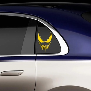 Avengers Marvel Venom Venom Car Sticker Iron Man Body Decoration Sticker Motorcycle Electric Car Reflective