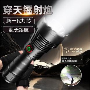 Cross-border explosions strong light outdoor ultra-bright laser long-range rechargeable long-life multi-function fixed focus flashlight