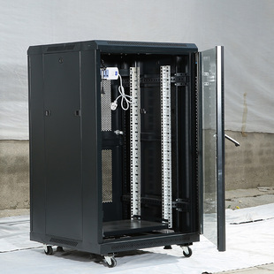 Manufacturer Customized Black Network Cabinet 42U Chassis Cabinet Monitoring Network Cabinet White Monitoring Amplifier Weak Current Network