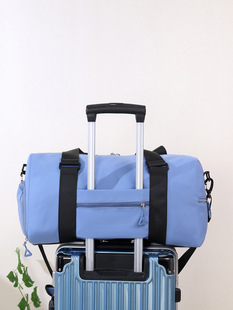 Single Shoulder Dry and Wet Separated Badminton Bag Portable Gym Bag Women's High-end Waterproof Crossbody Sports Bag Large Capacity