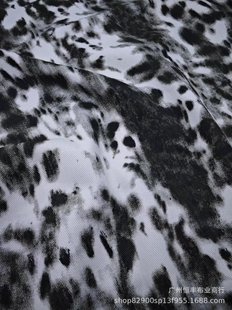 Двухцветная леопардовая джинсовая ткань для стирки воды принт брюки юбка куртка одежда, сумки, обувь, головные уборы ткани оптовая продажа