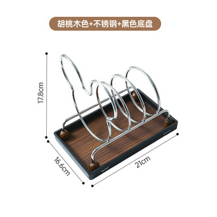 Cartoon Creative Iron Cutting Board Rack Kitchen Countertop Stainless Steel Cutting Board Rack Pot Cover Rack New Bracket Storage Rack