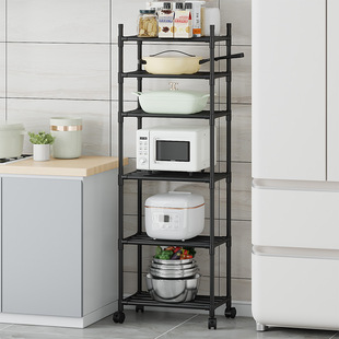 Multifunctional Stainless Steel Bathroom Storage Rack for Storage of Food Cookware Storage Shelf Multi-layer Kitchen Storage Rack
