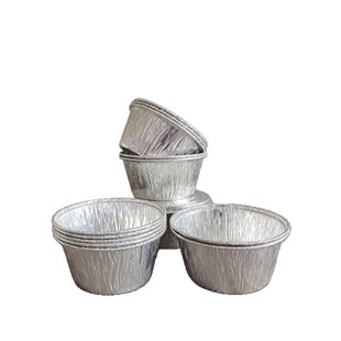 Baking Industry Snack Packaging Catering Aluminum Foil Lunch Box Round Soup Bowl Tinfoil Box Porridge Flour Disposable Lunch Box