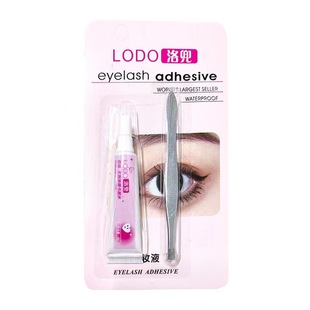 LODO long-lasting shaping eyelash glue tweezers set high-end grafting false eyelashes special beauty tools