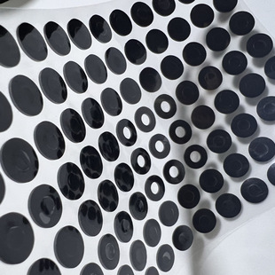 Factory direct food grade round silicone gasket transparent rubber gasket black high temperature resistant gasket wholesale