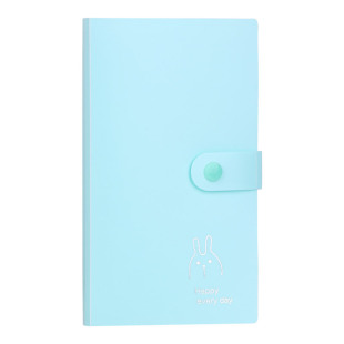 Business card holder small card storage book large capacity men's and women's business office business card book train ticket movie ticket favorites